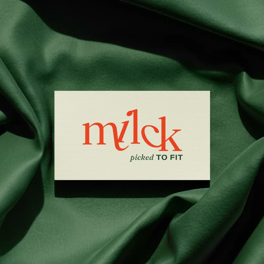 BrandSisa's tweet photo. Identity for Milck. https://t.co/jLCHnVsbmN