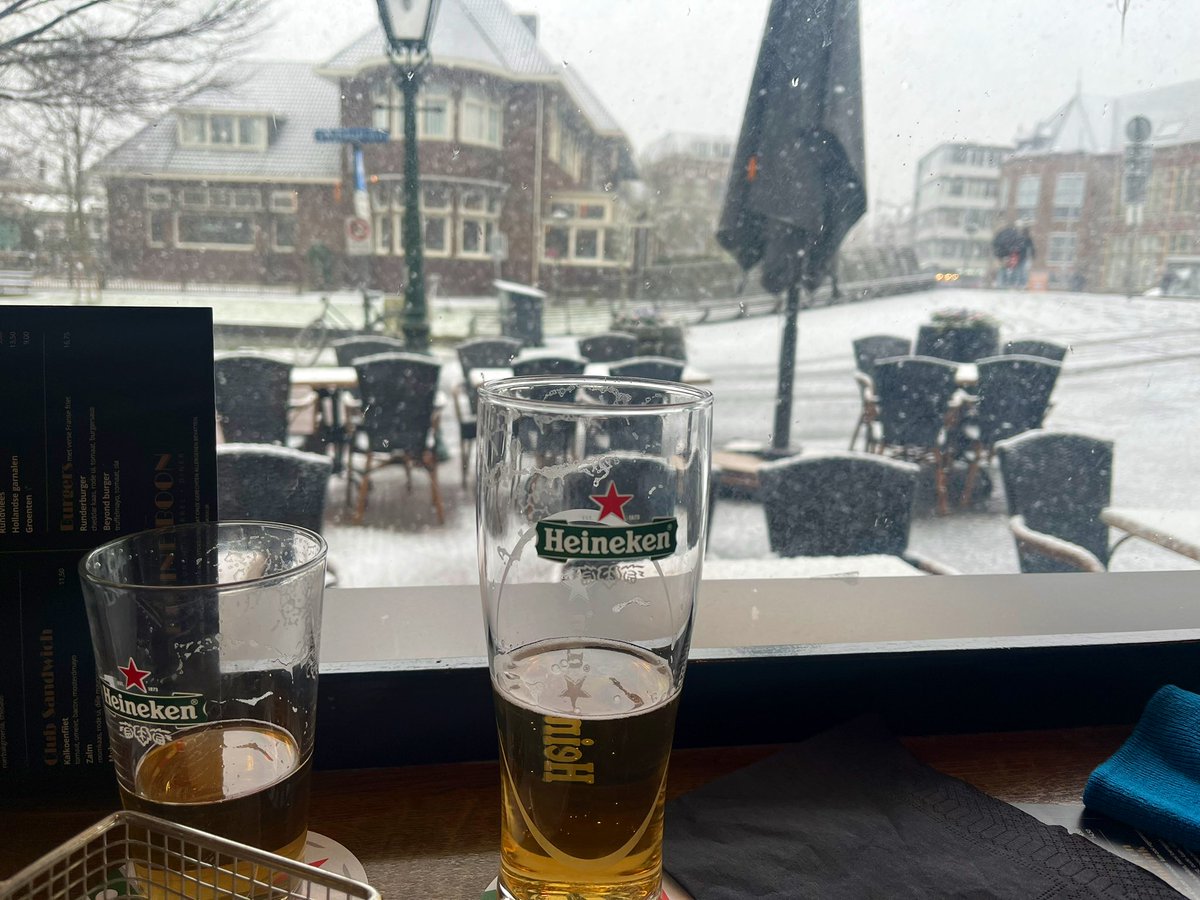 Cycling in Holland is a joy. Even in the rain, wind and snow..