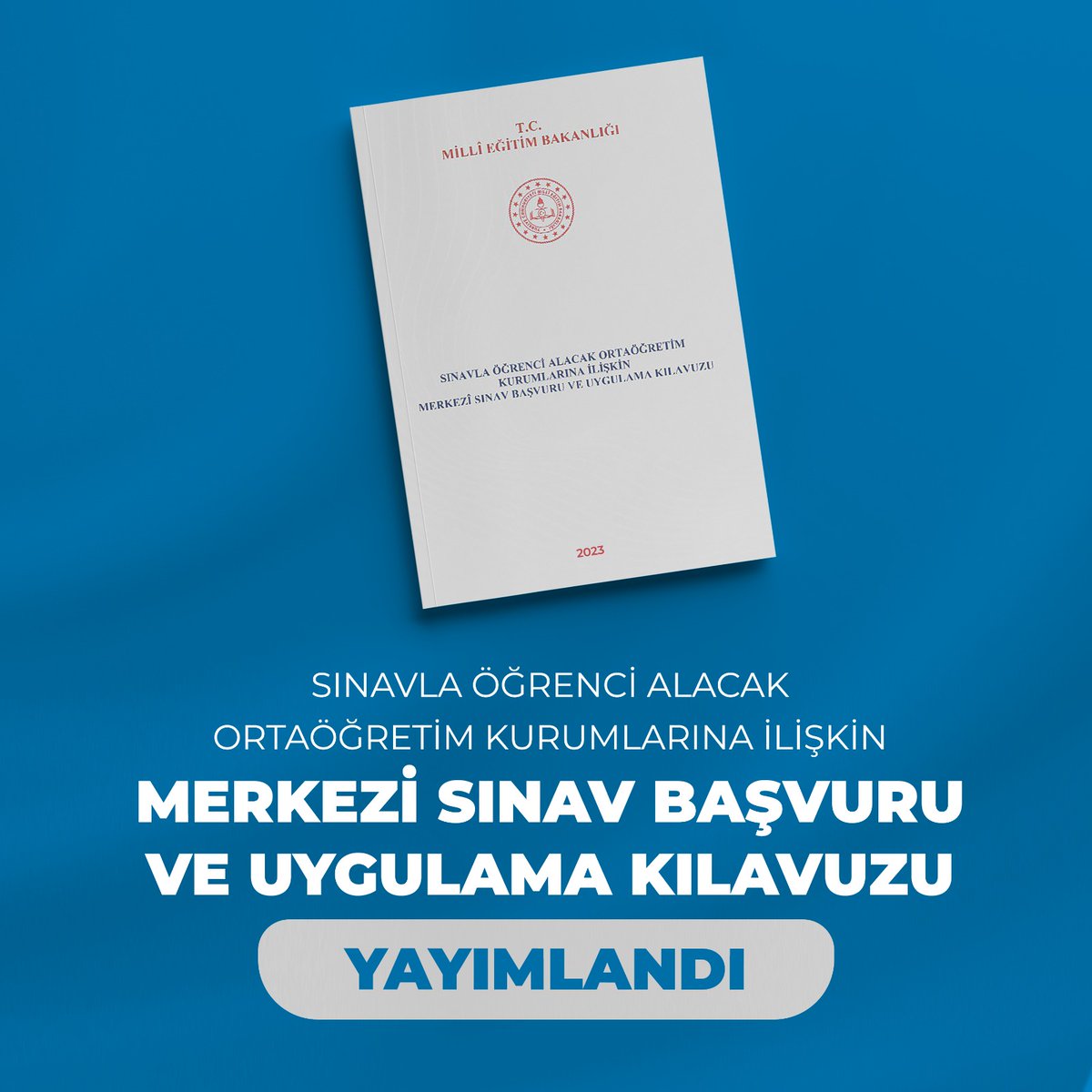 📢Liselere Geçiş Sistemi (LGS) Kapsamındaki Merkezî Sınav Kılavuzu Yayımlandı

👉 meb.ai/qRKlg9