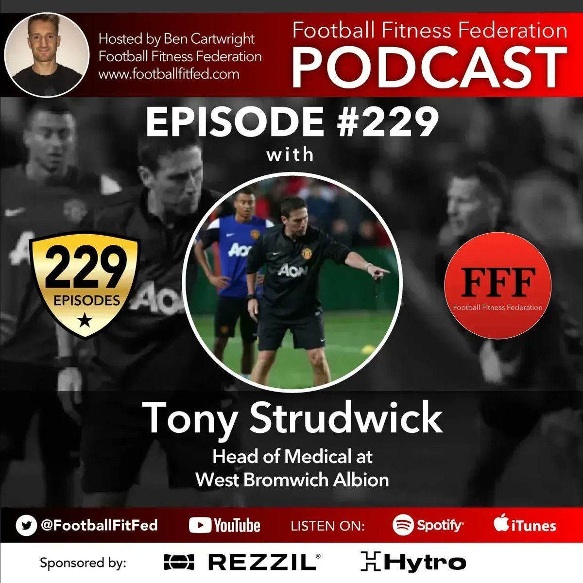 FootballFitFed's tweet photo. #229 is with @WBA Head of Medical @struds1972

We discussed
▫️Lessons from Sir Alex
▫️Standard of support in football
▫️Building a HP team
▫️Achieving best in class
▫️Players working with private coaches
&amp; more!

📺👉https://t.co/YcppC8vL37
🎧👉https://t.co/wew5cieEDk https://t.co/HH6oNFTWWL