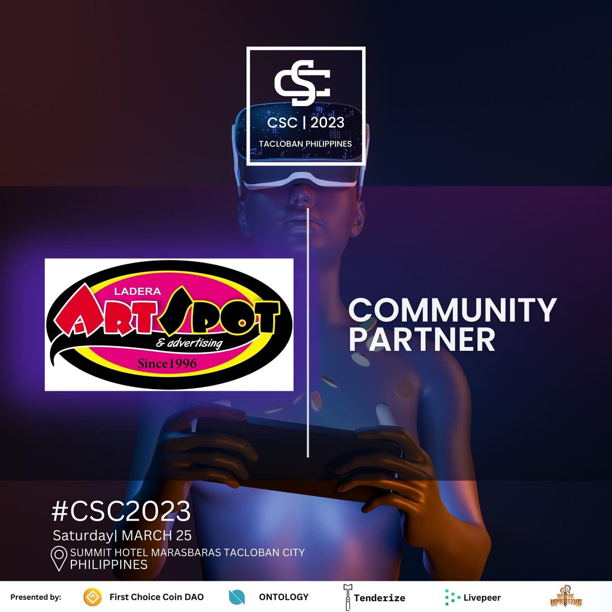 We're proud to announce that LADERA Art Spot is joining #cryptostakingconference2023 as Community Partner!

Join us to celebrate #cryptostakingconference2023 doption: in Visayas Tacloban City Philippines!

Buy your Ticket Now!

cryptostakingconference.fccnft.info