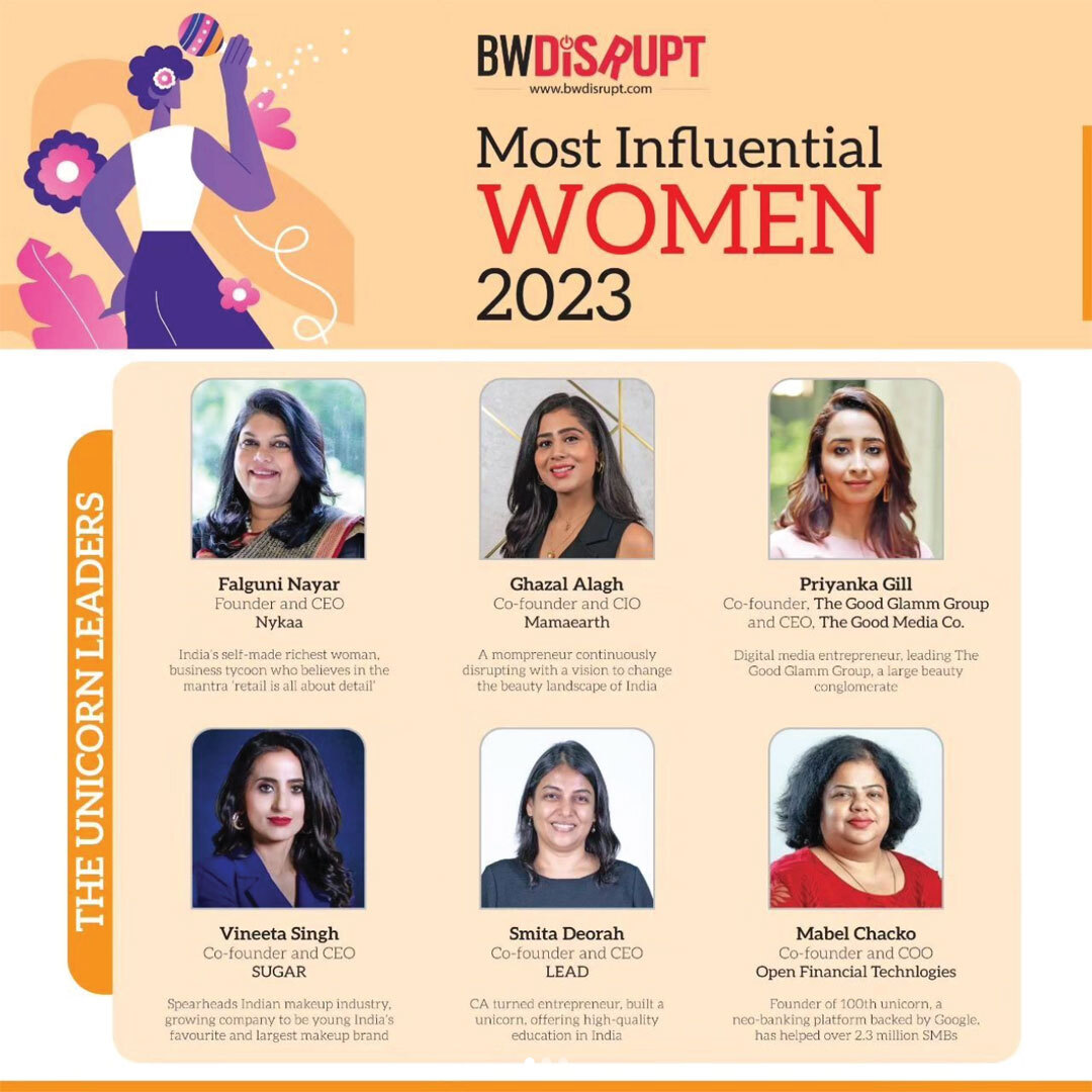 BankWithOpen's tweet photo. We're proud to announce that our Co-founder and COO, @MabelChacko, has been featured on BusinessWorld's Most Influential Women of 2023 list alongside trailblazers like Vineeta Singh, Falguni Nayar, and Ghazal Alagh. 

#WomenInBusiness https://t.co/OanehgfCey