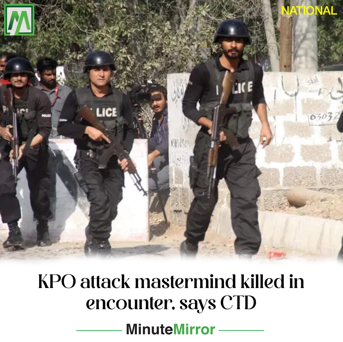 MinuteMirrorpk's tweet photo. According to CTD officials, two terrorists were detained while the other two were shot and killed, including the mastermind.
https://t.co/AU4Fh593vx
#CTD #KPOAttack #Terrorists https://t.co/HGb7wn6QO6