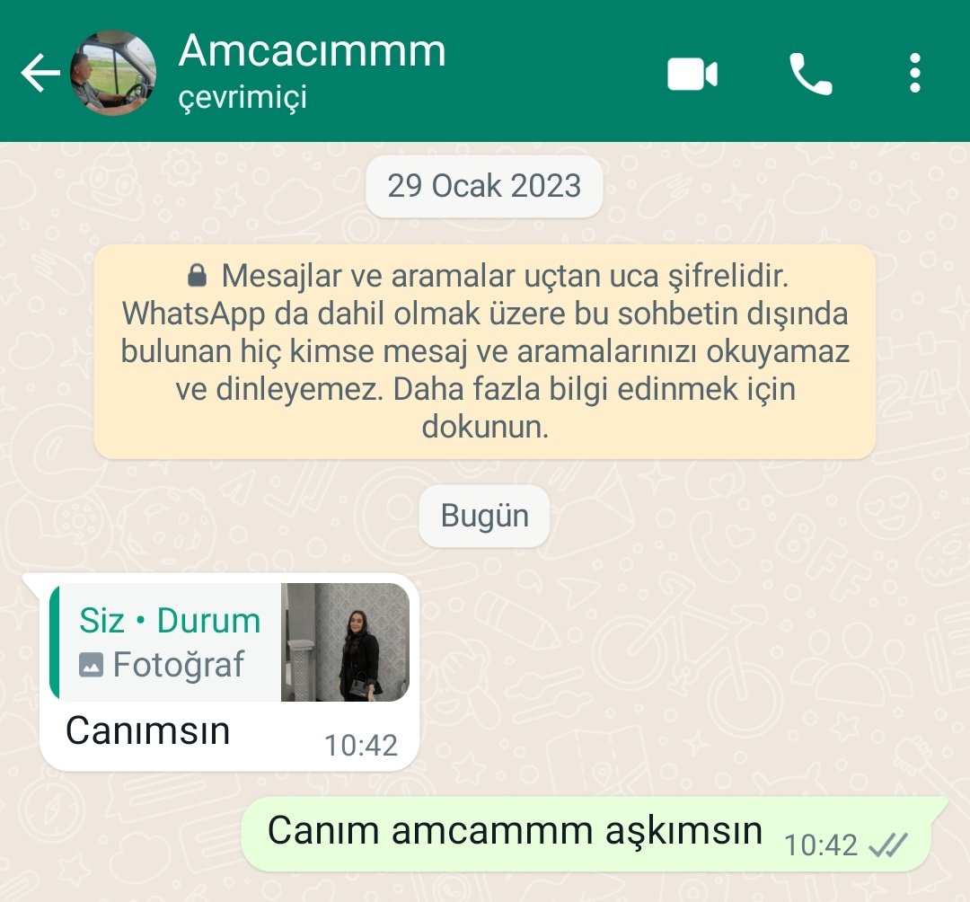 Gamzedurmazz11's tweet photo. Ya sen nesiiinnn, en güzel amcaaa👌🏻❤️ https://t.co/zEKjSxFNum