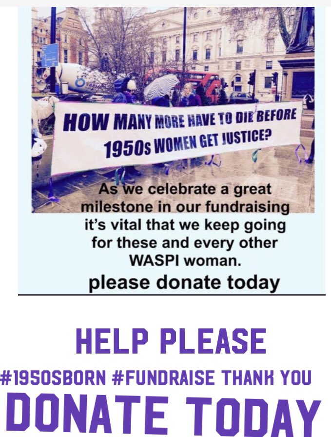 #1950sbornwomen #appreciate Read & donate please ( most kind ) thank you crowdjustice.com/case/fair-comp…