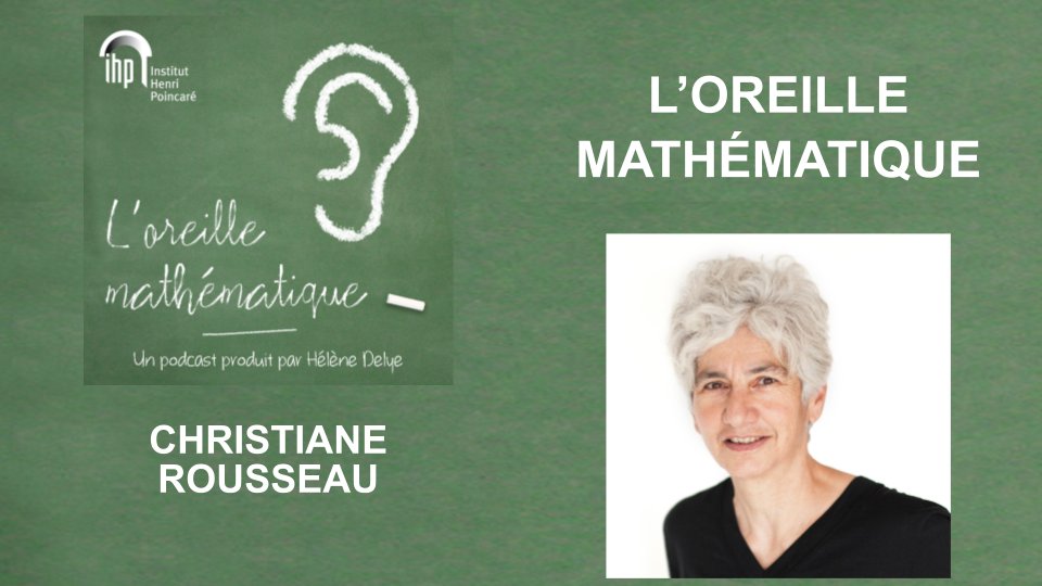 🎆Demain c'est le jour de pi !
🔊L'occasion de redécouvrir l'épisode du #podcastihp avec Christiane Rousseau, mathématicienne franco-canadienne impliquée dans de nombreux projets internationaux promouvant les mathématiques, dont le #piday.

👉maison-des-maths.paris/christiane-rou…

#piDay2023