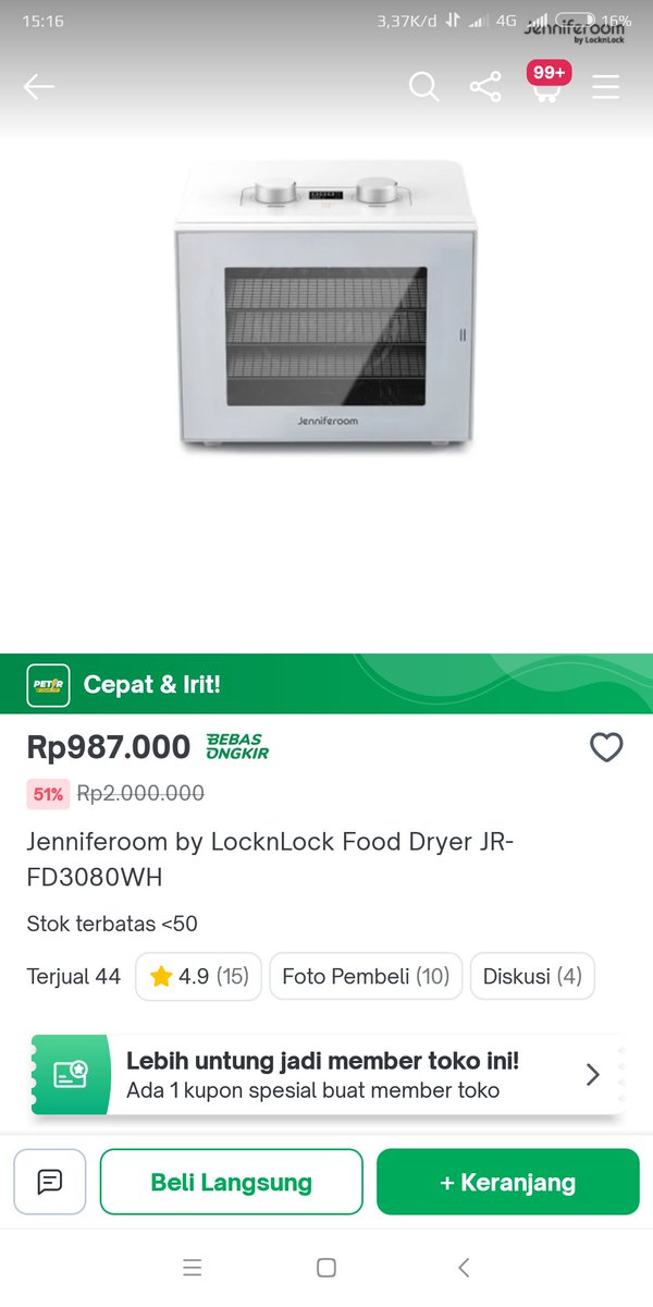 Bgosh_Kids's tweet photo. @tokopedia Ini min, buat angetin makanan dan tumis juga bisa buat siapin persiapan sahur jelang Bulan puasa biar praktis 😁  #SaldoKaget 

#serbuofficialstore https://t.co/cRekh27rFi