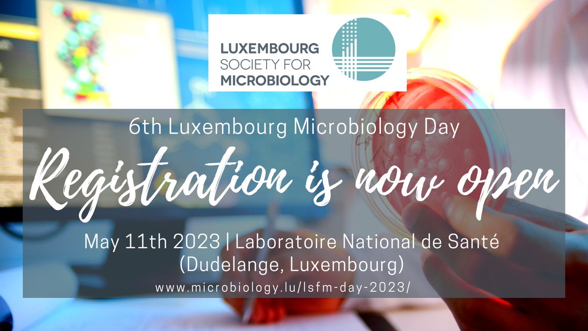 Luxembourg Society for Microbiology (LSfM) tweet media