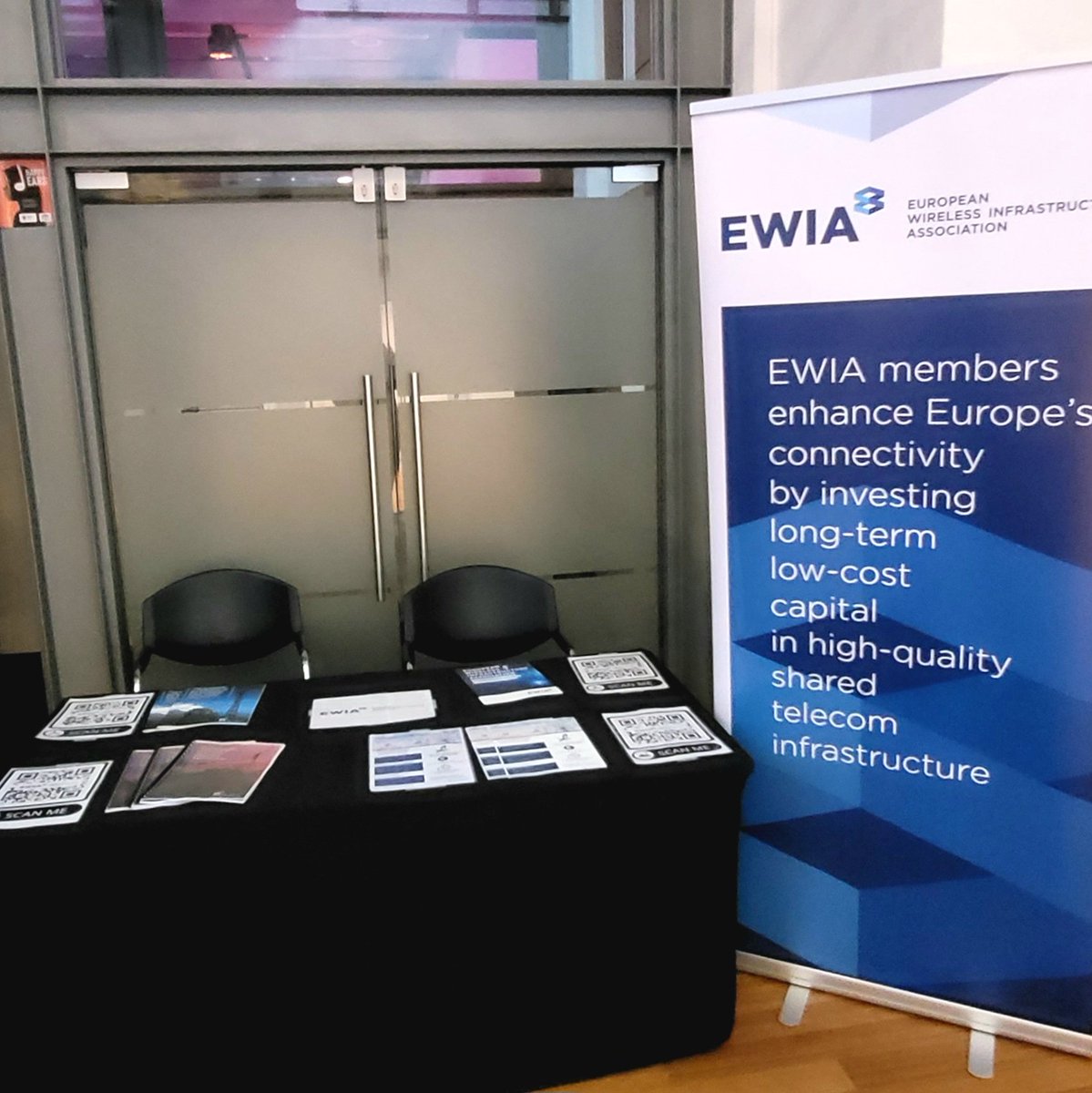 Welcome to @EWIASecretariat booth at #EU5GConf with new report from @ParthenonEY hot off the press on the sustainability contribution of independent towercos