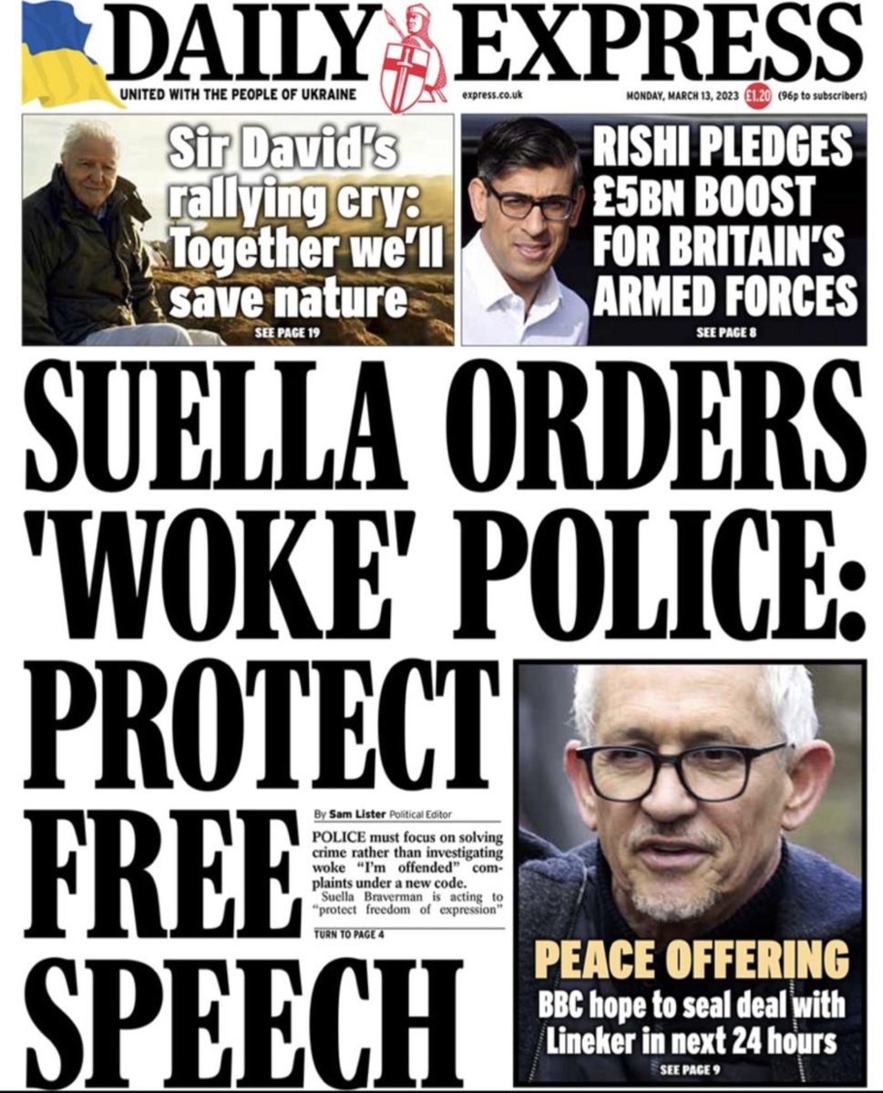mrstevenallen's tweet photo. So, Suella is #TeamLineker? Interesting. https://t.co/BTzbQWpEEI