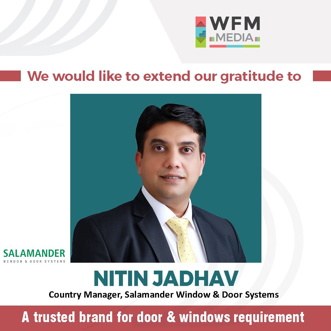 #Thankyou Nitin J. (@Salamander_SWDS ) for supporting us throughout our journey of 10 years. We look forward to a long-term association with you.

#doorsandwindows #windowsanddoors #doors #doordesign #slidingdoors #slidingwindows #modernhome #fenestration #wfmmedia