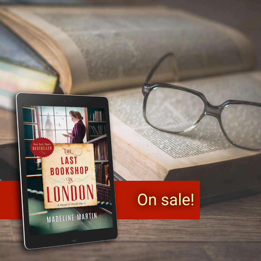 The Last Bookshop in London is on sale! Set during the Blitz of London in WWII, this is the story of one woman’s unexpected love of reading and the impact of how one small, surviving bookshop can alter the hearts and lives of all of London. madelinemartin.com/books/the-last…