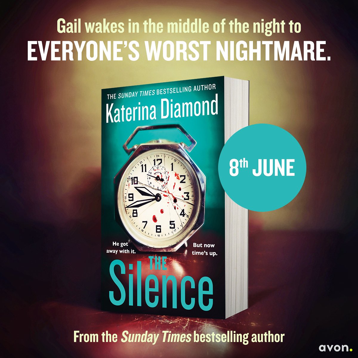 It’s Cover Reveal day for the new psychological thriller #TheSilence by Katerina Diamond, out on 8th June from @AvonBooksUK. Looking forward to another great read from @TheVenomousPen