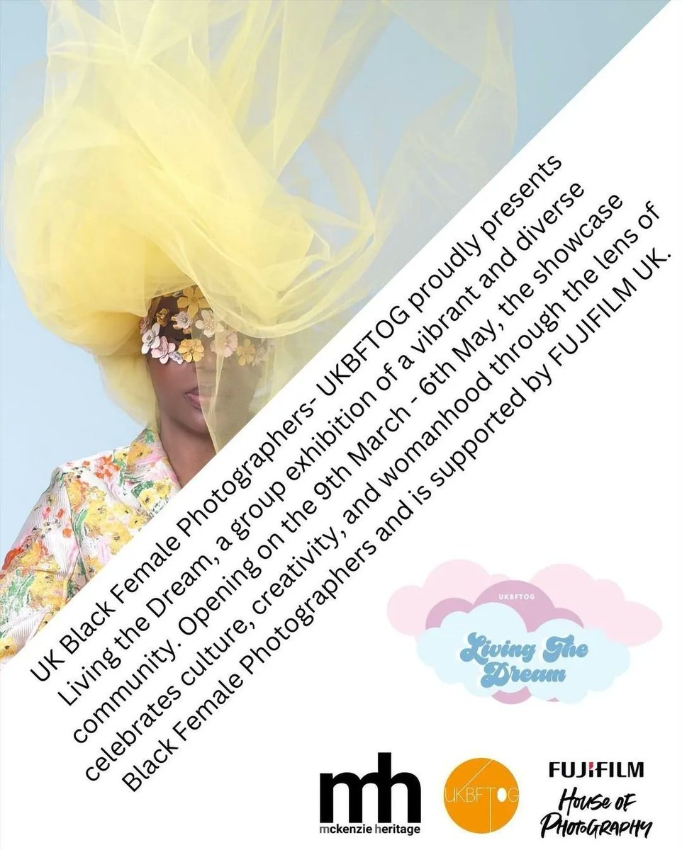 SugaMamaShardz's tweet photo. Excited to announce that my photography will be featured at Fujifilm House of Photography with 50 other amazing photographers from @UKBFTOG 😍📸

Check it out anytime before 7th May!🙏🏾 #ukbftog #London https://t.co/NrUq8IcmRk