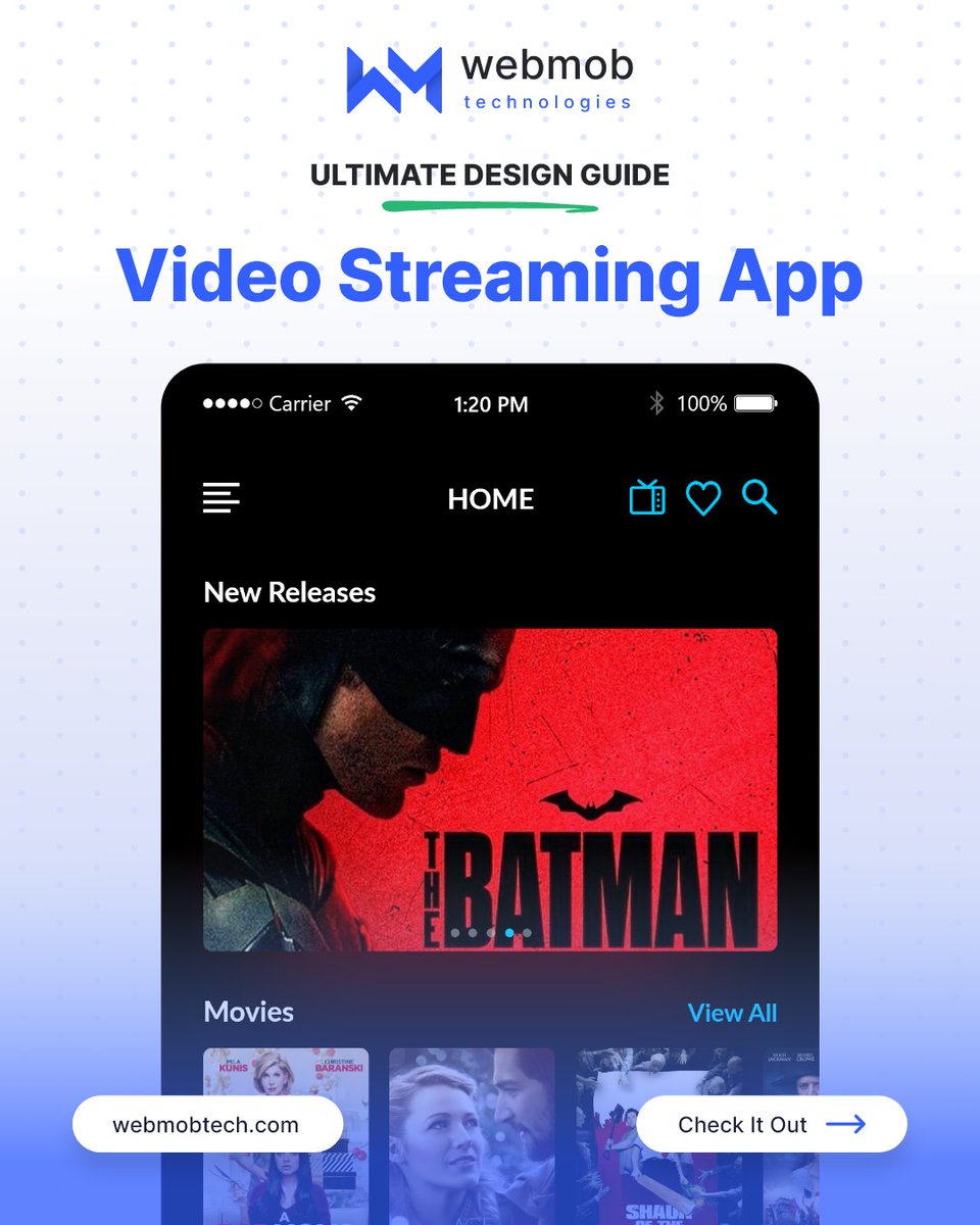 webmobtech's tweet image. Design a peculiar application with us. Consult our #uiuxdesigners to obtain the best user interface with all the technicalities &amp;amp; user-oriented approach.

Product design &amp;amp; development services: buff.ly/3FiEvVv

Hire UI/UX designers:  buff.ly/3FkLYn0