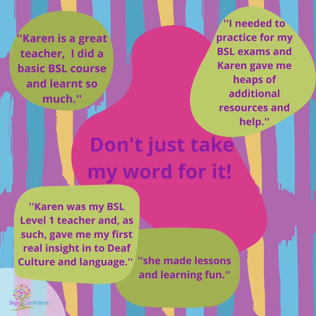 SignConfident's tweet image. For more info about our courses head over to our website!
buff.ly/3Hp63sH 
#signlanguage #bsl #learnsignlanguage #learnbsl #signlanguagecourse #bslcourse