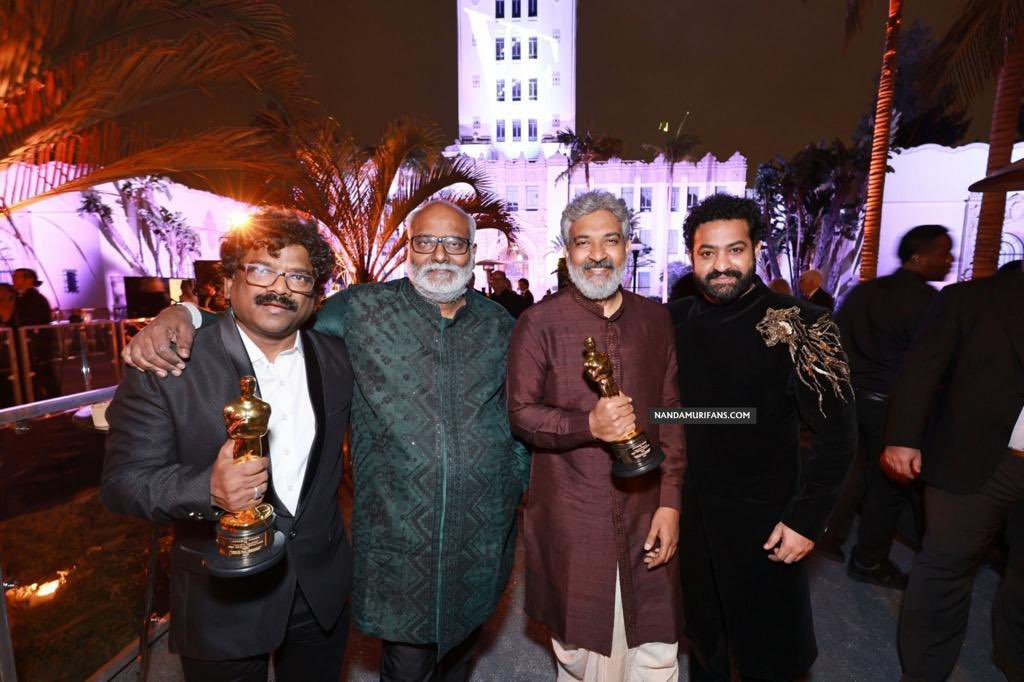 India’s Pride NTR at Oscars ❤️ 

#GlobalStarNTRatOscars  @tarak9999