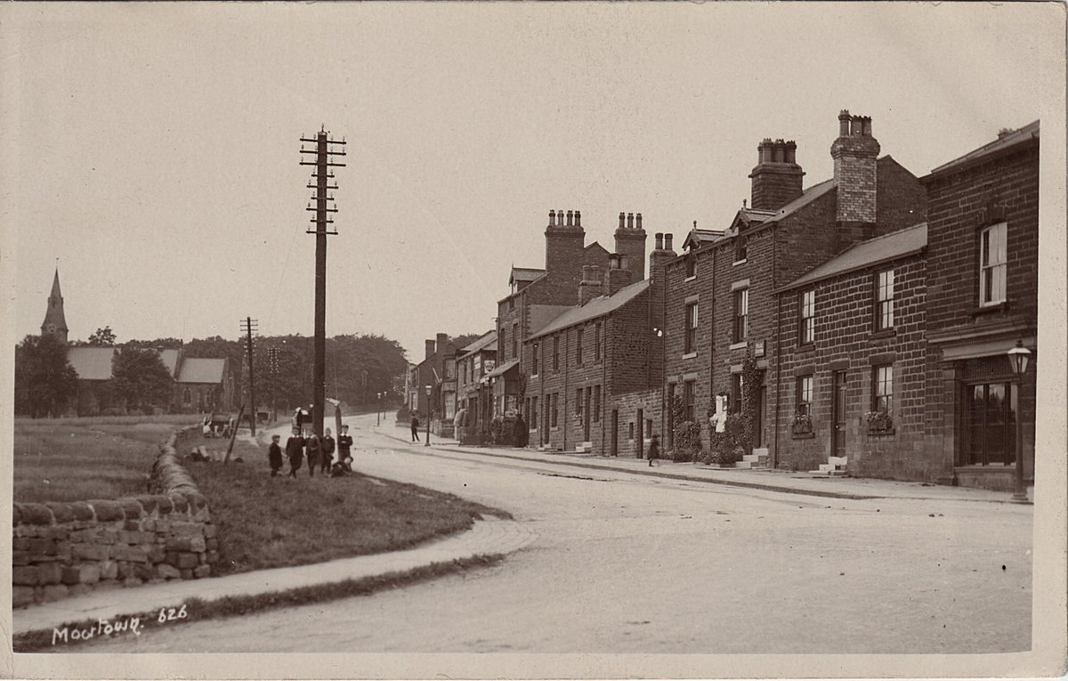 Moortown, Leeds. Undated and unposted but with a brief message (probably hand delivered or sent with a letter) '..All well & safe. Hope you are enjoying yourselves. I have received a birthday present from Amy this morning - two pretty pocket handkerchiefs. Love from Renie..'