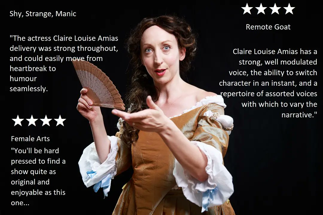 MonkeyWithCymb's tweet photo. It would be lovely to see you this Sunday at 5pm at @JSTheatre if you are free. It's the last London performance of The Masks of Aphra Behn.
Get tickets to see it here:

https://t.co/FnMcxTPJSa
 #theatre #writer #spy #aphrabehn
#themasksofaphrabehn https://t.co/71obAUexDt