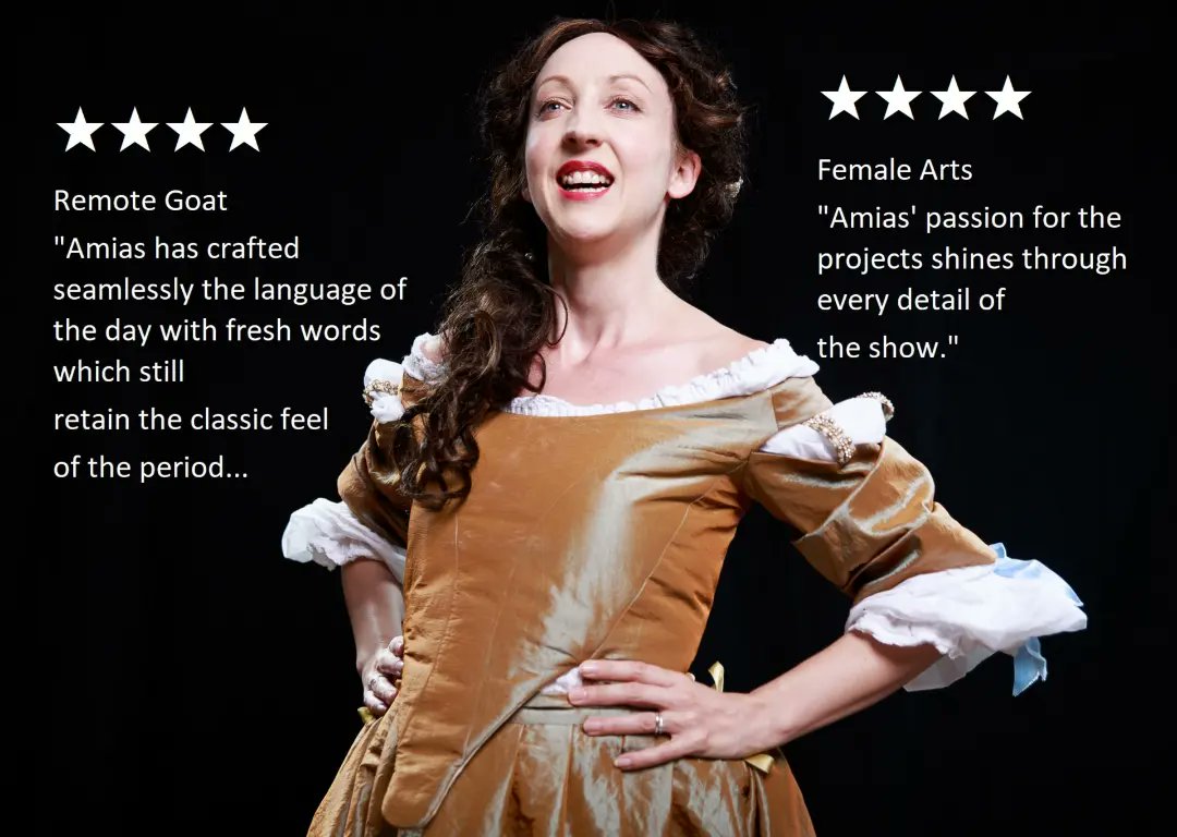 MonkeyWithCymb's tweet photo. It would be lovely to see you this Sunday at 5pm at @JSTheatre if you are free. It's the last London performance of The Masks of Aphra Behn.
Get tickets to see it here:

https://t.co/FnMcxTPJSa
 #theatre #writer #spy #aphrabehn
#themasksofaphrabehn https://t.co/71obAUexDt