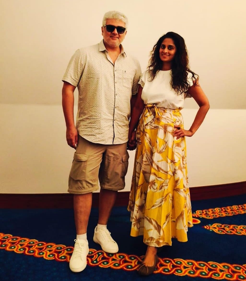 AjithFansUniv's tweet photo. Exclusive Pics Of #Ajith Sir Family &amp; #ShaliniAjith Mam With Thala 😍💞.

#Thunivu | #AjithKumar | #AK62 https://t.co/FWZR3rHiWO