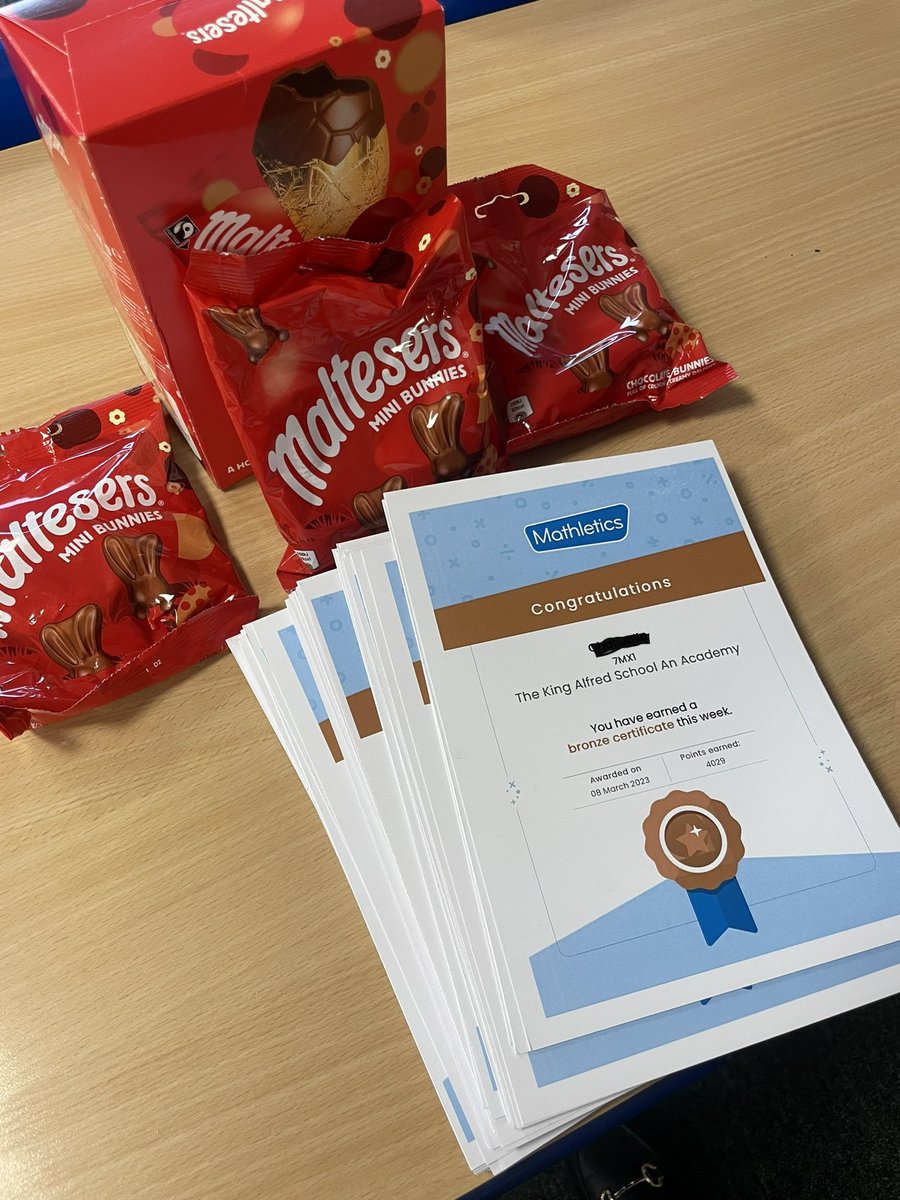 Well done to those who took part in World Maths Day last week! Prizes and certificates coming your way 🏅🌟 #BeProud