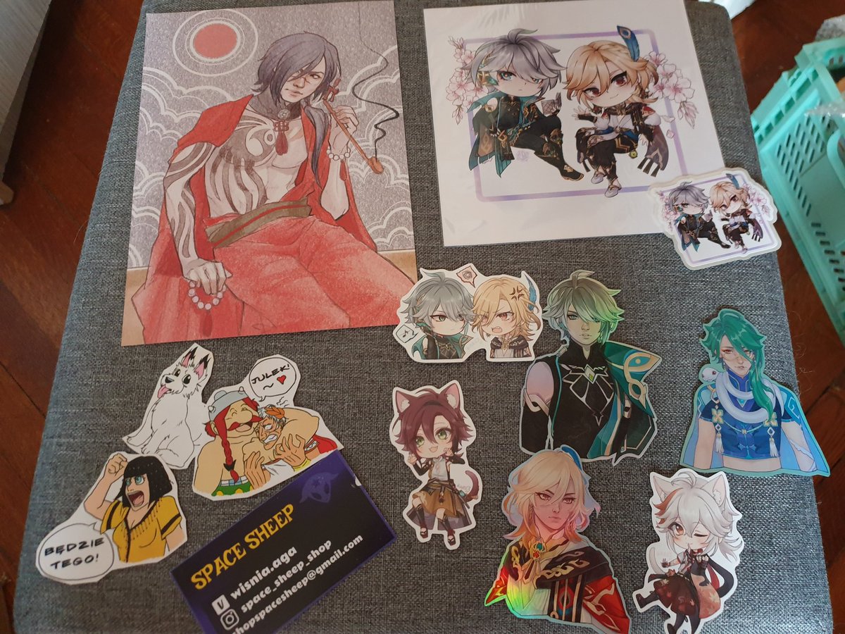 tsukky_x's tweet image. Little late #Remcon loot Kończy mi się już miejsce na torbie xD #hanyuart  #GenshinImpact #Kaveh #Althaitham #Baizhu #Koujaku #Kazuha #Heizou #Obelix #YaoiMarket #CzarnePióro #KomornikDusz