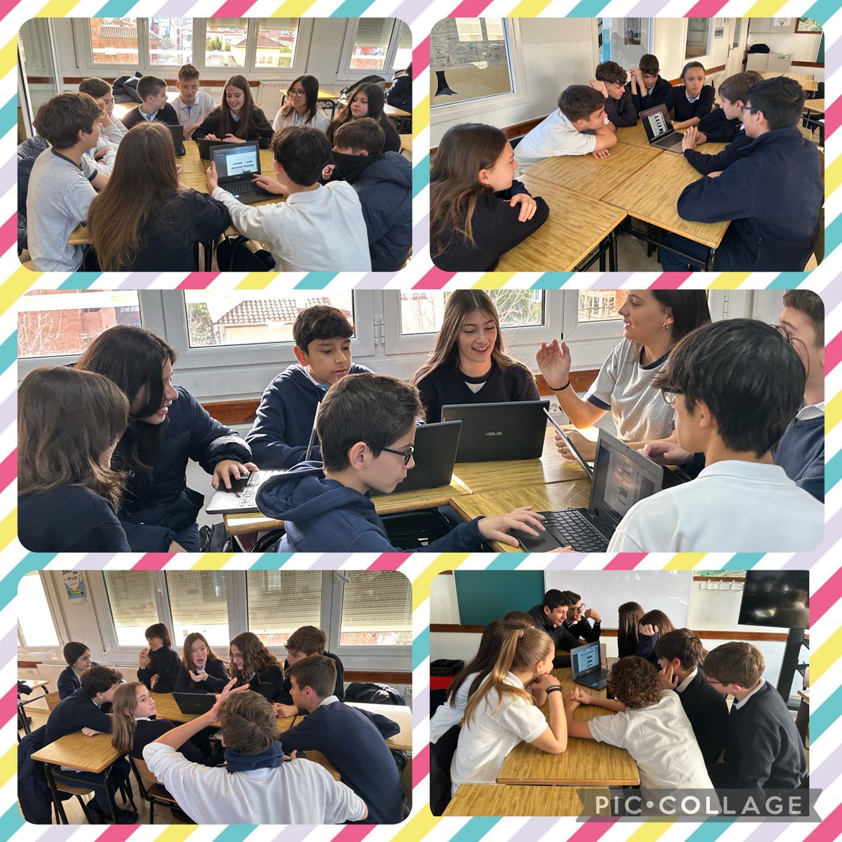 ESONatzEsplu's tweet photo. Avui a tutoria #2ESOntz prenem decisions com a grup i escollim uns bons capitans per portar el nostre “vaixell.” 🛥️ https://t.co/taVwsuAlbB