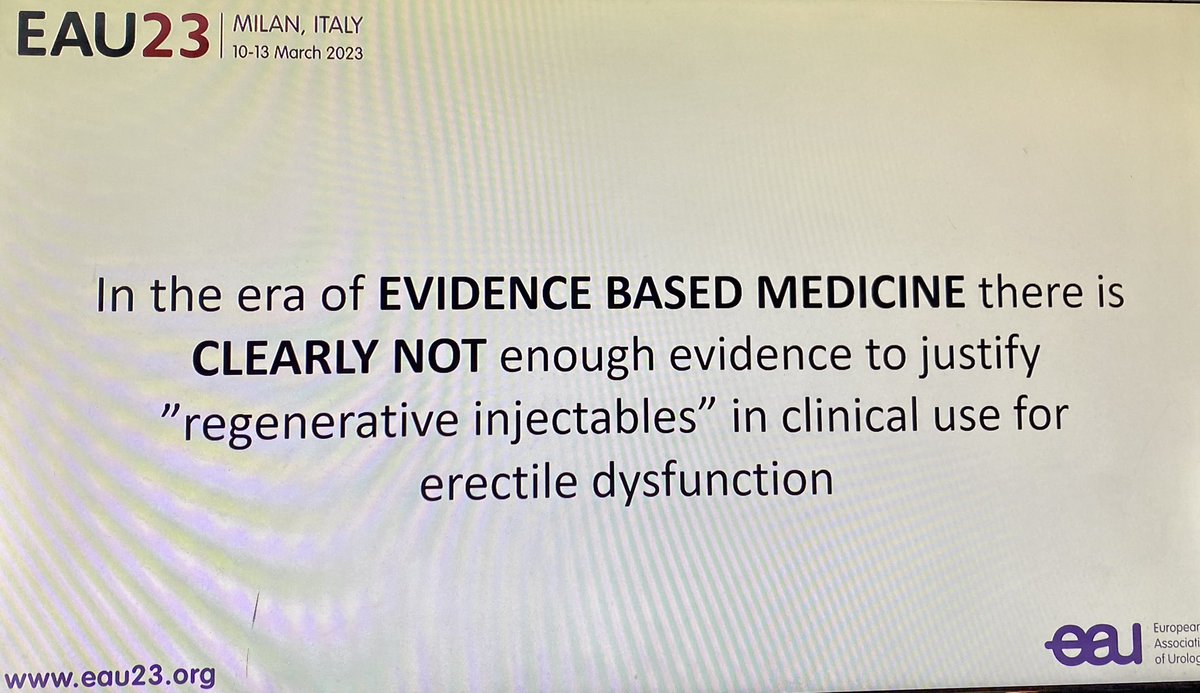 Christian Gratzke (@cgratzke) on Twitter photo <a href="/MikkelFode/">Mikkel Fode</a> delivers a very clear message on regenerative injectables for ED #EAU23 <a href="/faysal_a_yafi/">Faysal A. Yafi, MD FRCSC</a> <a href="/DrDeanElterman/">Dean Elterman</a> <a href="/MaartenAlbersen/">Maarten Albersen</a> <a href="/MikkelFode/">Mikkel Fode</a> delivers a very clear message on regenerative injectables for ED #EAU23 <a href="/faysal_a_yafi/">Faysal A. Yafi, MD FRCSC</a> <a href="/DrDeanElterman/">Dean Elterman</a> <a href="/MaartenAlbersen/">Maarten Albersen</a>