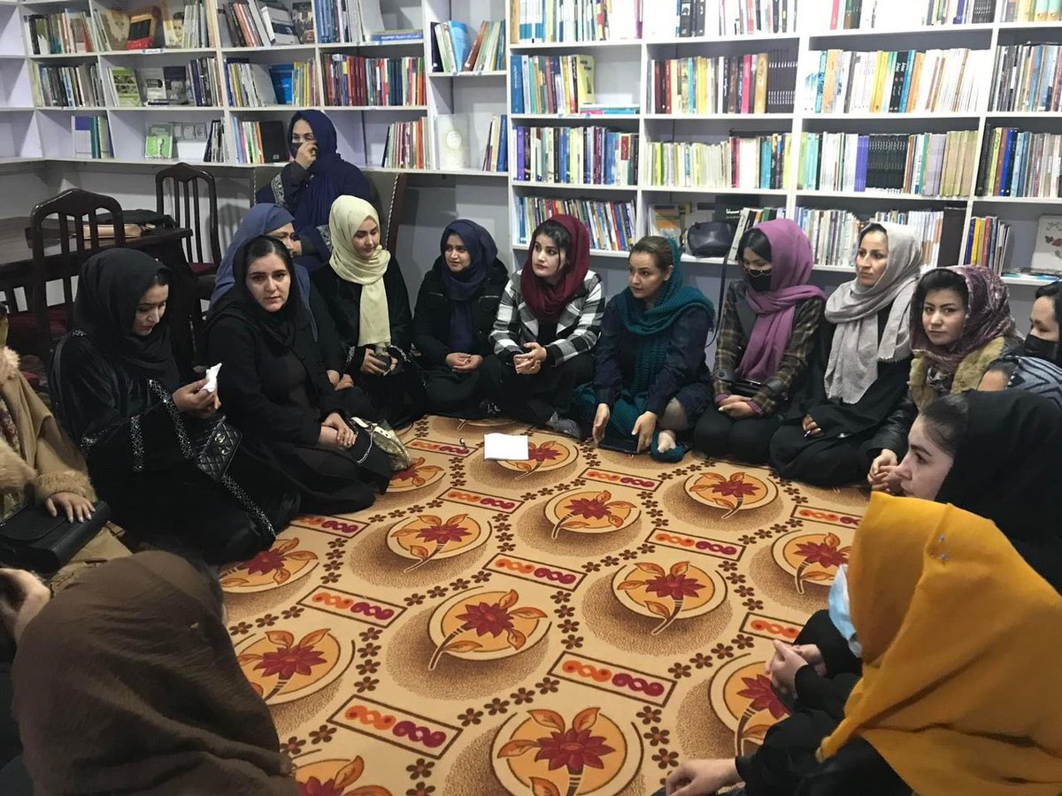 Reporterlyaf's tweet photo. Officials of the women's library in #Kabul said that the #library is now closed due to restrictions imposed by #Taliban on women &amp; economic problems. https://t.co/DULCVEQueB
