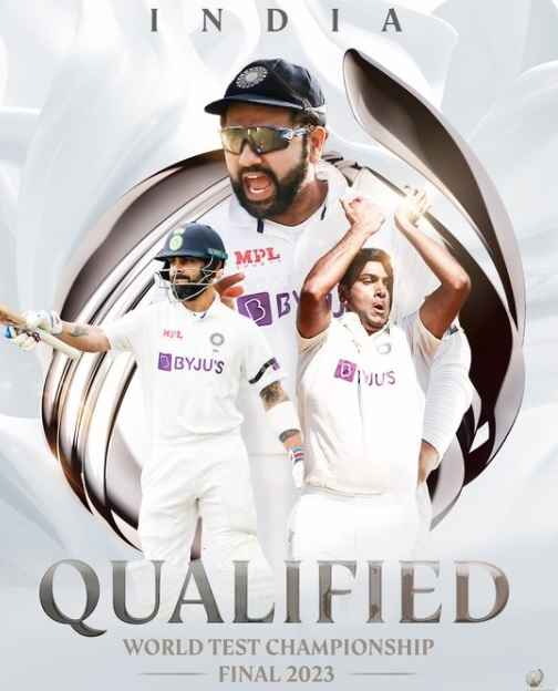 jack420smith98's tweet photo. With the defeat of Sri Lanka in the 1st Test Match between New Zealand 🇳🇿 and sri lanka 🇱🇰 , India Qualified for the World Test Championship Final , 2023. 
#wtcfinal 
#INDvsAUSTest 
#WTC2023 
#ICC https://t.co/0UmF1WgOqR