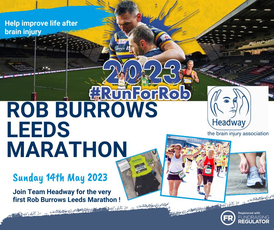 Join us for the first ever Rob Burrows Marathon!
This event truly is for everyone, so whether you are an experienced runner or have never thought about running an event before, we welcome all abilities to join us in 2023 for this very special event.
headway.org.uk/get-involved/f…
