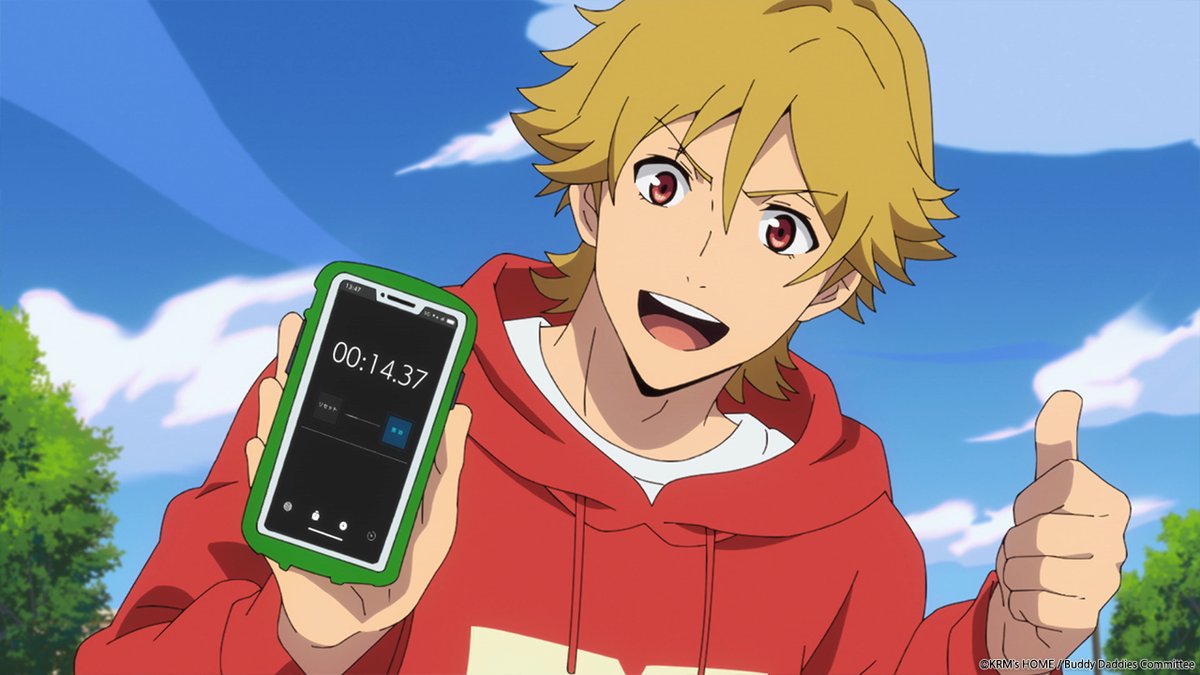 [애니플러스 3/13 23:00 방송 『버디 대디스』 9화 "NO SWEET WITHOUT SWEET"] -미리는 꼭 금메달을 따겠다며 의욕이 불타고 있었다. 카즈키는 호화로운 도시락...