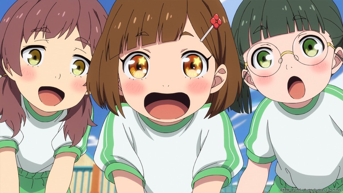 [애니플러스 3/13 23:00 방송 『버디 대디스』 9화 "NO SWEET WITHOUT SWEET"] -미리는 꼭 금메달을 따겠다며 의욕이 불타고 있었다. 카즈키는 호화로운 도시락...