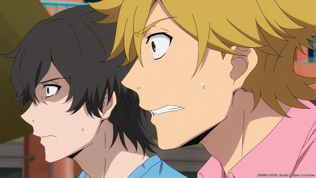 [애니플러스 3/13 23:00 방송 『버디 대디스』 9화 "NO SWEET WITHOUT SWEET"] -미리는 꼭 금메달을 따겠다며 의욕이 불타고 있었다. 카즈키는 호화로운 도시락...