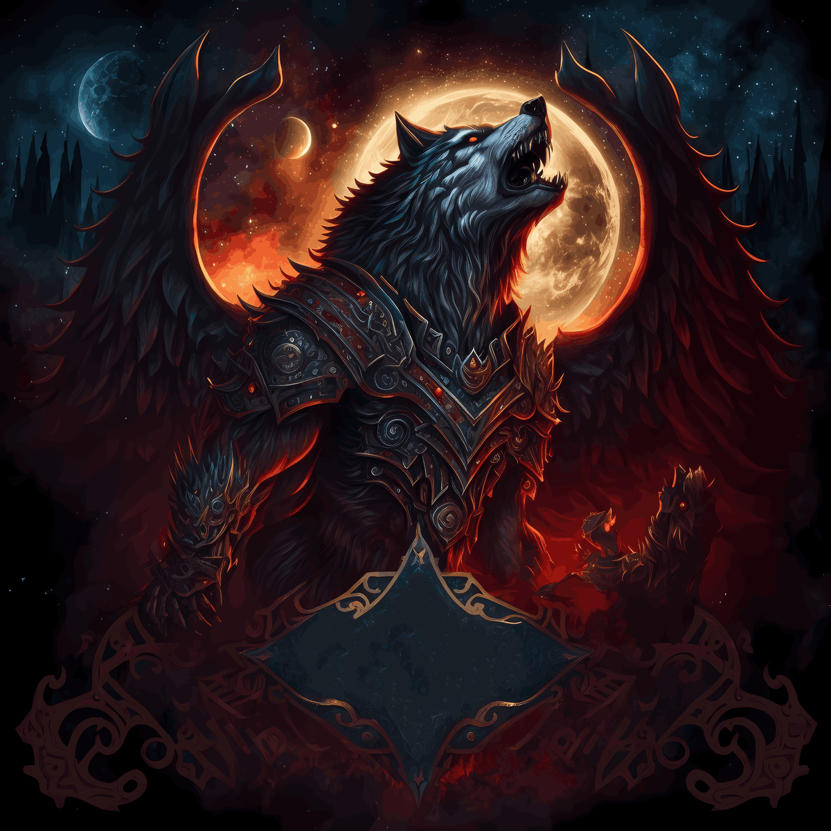 ArtisticPm's tweet photo. Epic winged wolf with full moon
#ai #aiart #midjourney #wolf #wolfcharacter #wolves #wolvesart #wolfart #wallpaper #digitalartwork #shine #shining #shiny #epicwolf #digitalart #digitalportrait #fullmoon #abstract #howlingwolf #full_moon #wingedcharacter #wingedwolf https://t.co/HbNRqWfQb7