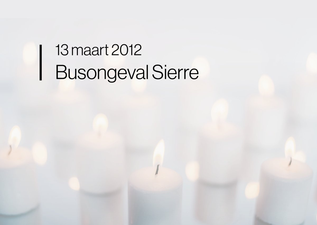 Het is vandaag 11 jaar geleden dat in het Zwitserse Sierre een Belgische bus verongelukte met schoolkinderen, chauffeurs en begeleiders. Het tragische ongeval laat nog steeds een diepe indruk na. Onze gedachten gaan vandaag ook naar de slachtoffers en hun familie en vrienden. 🤍