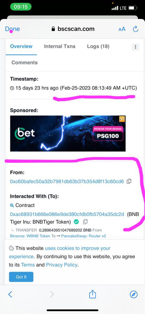 CryptoTopsy1's tweet photo. @BnbTiger @BitMartExchange @BnbTiger I mistakenly sent my $5k BNBTiger token to Bnbtiger Contract address trying to sent from trust wallet MEtamask , pls help me pls https://t.co/BzQ77DnraX