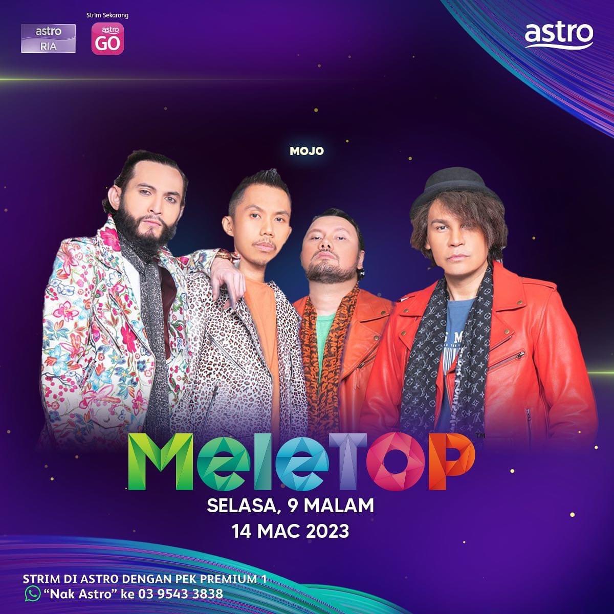 TheBandMOJO's tweet photo. Nantikan MOJO di MeleTOP malam esok, 9.00 malam di Astro Ria ! 🔥❤️

@meletop 
#MOJO #Superstar #Comeback https://t.co/QqRmy7P9Hv