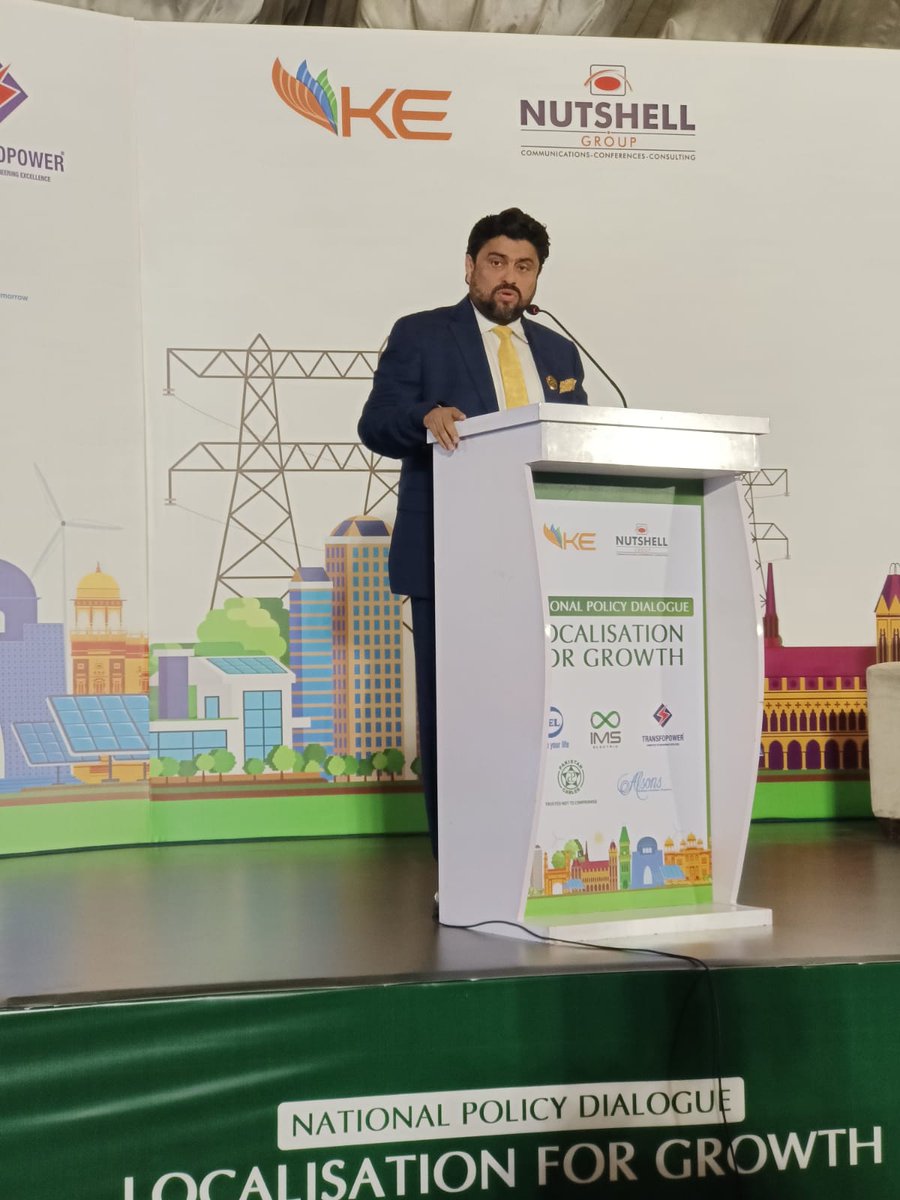 NutshellGroup's tweet photo. Governor Sindh, @KamranTessoriPk, has joined us on the stage to speak at the #NationalPolicyDialogue: #LocalisationforGrowth.
Watch his talk LIVE: https://t.co/cus0b0o1z2 https://t.co/q22gQPXSd0