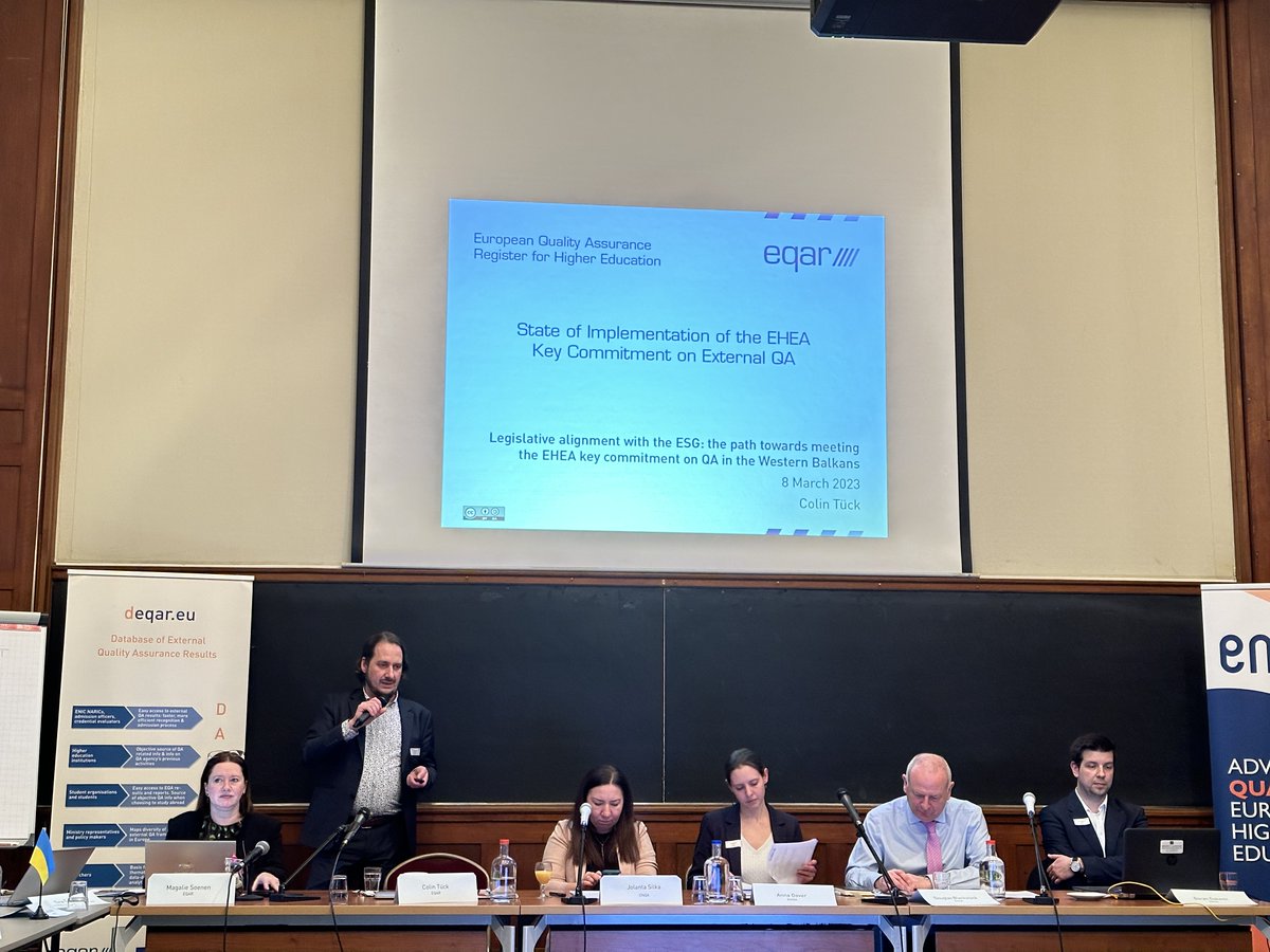 ANACECtwt's tweet photo. ℹ Between 07-10 March 2023, the #ANACEC team traveled and participated in the Ministerial and QA agency representatives’ meeting organized by #ENQA in conjunction with the kick-off meeting of the SEQA-ESG2 project, which took place in the city of Brussels , Belgium. https://t.co/ZgTXXHvb6F