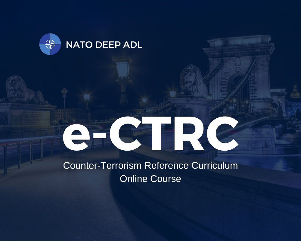 The e-CTRC – online counter-terrorism capacity-building course is now open to participants from Allied and partner countries. 

🖥️ Get access to sample version, read more: 
deepportal.hq.nato.int/eacademy/deep/…