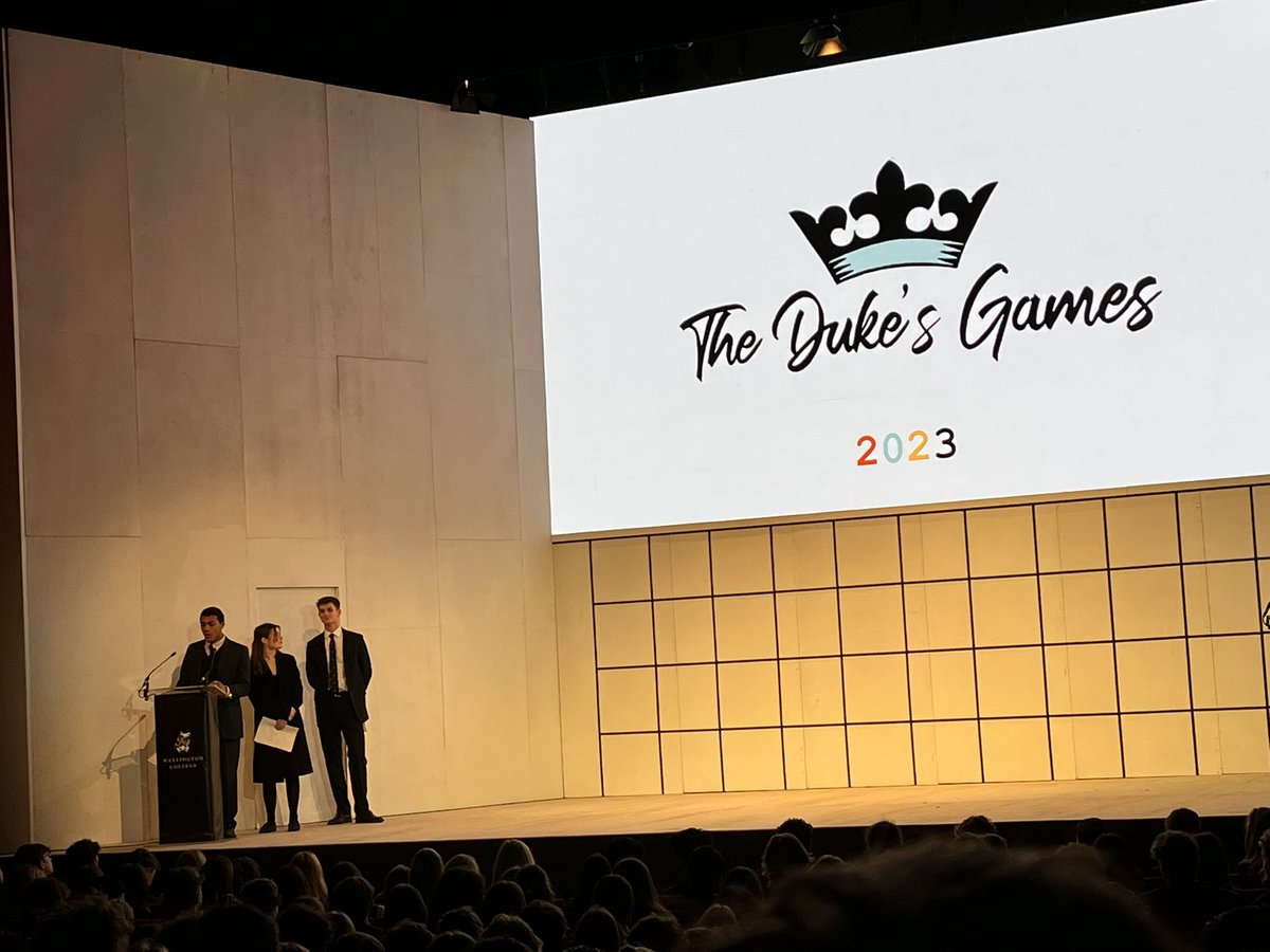 TalbotWelly's tweet photo. Always good to see a Talbotian on stage. This time Rufus introducing the Dukes Games, starting this week #betheduke https://t.co/8yIywD5jBX