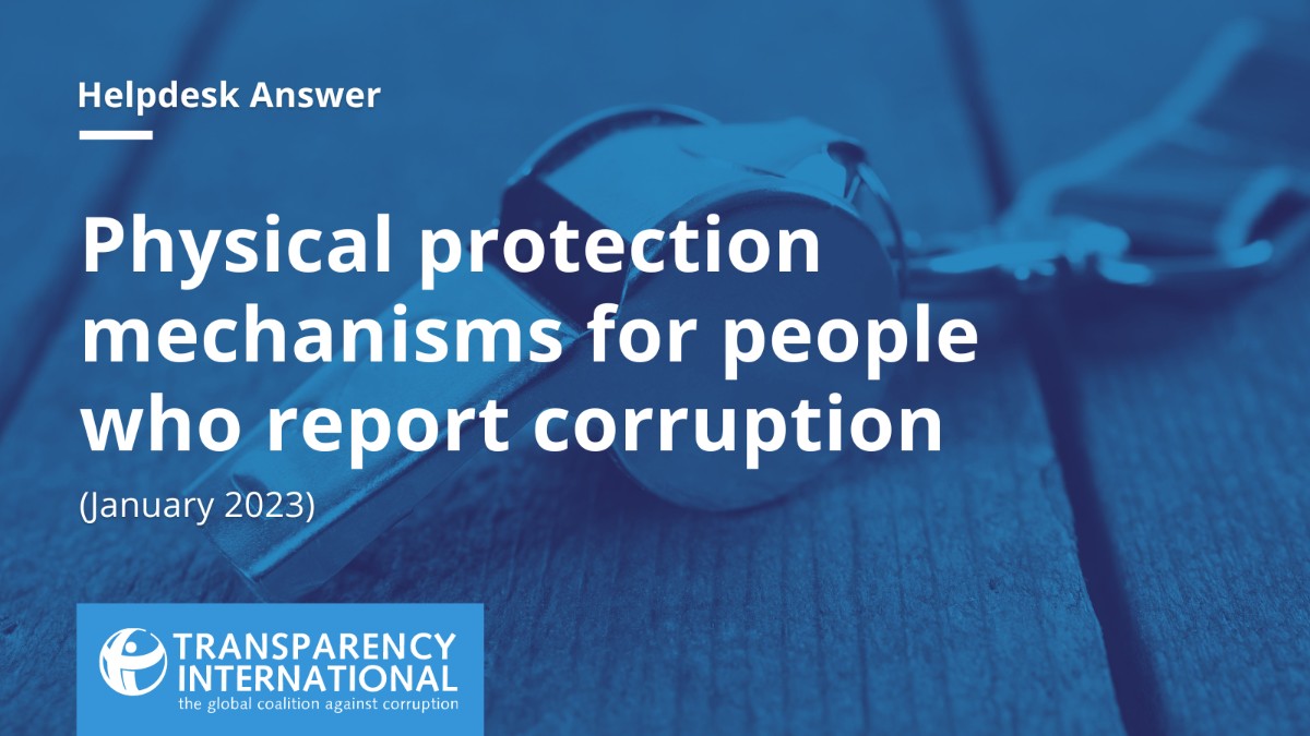 Transparency International tweet media