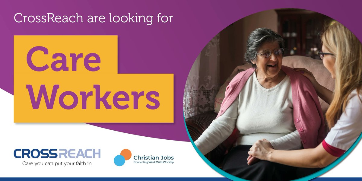 UKChristianJobs's tweet photo. Are you looking for a job in Scotland? 🏴󠁧󠁢󠁳󠁣󠁴󠁿 @CrossReach are looking for several new day and night workers to join their care homes 🏡  If you're interested in caring for the elderly, go to https://t.co/ZUWWRGnGTo  to find out more and to apply today. #UKChristianJobs #CrossReach https://t.co/srNbdr67xf