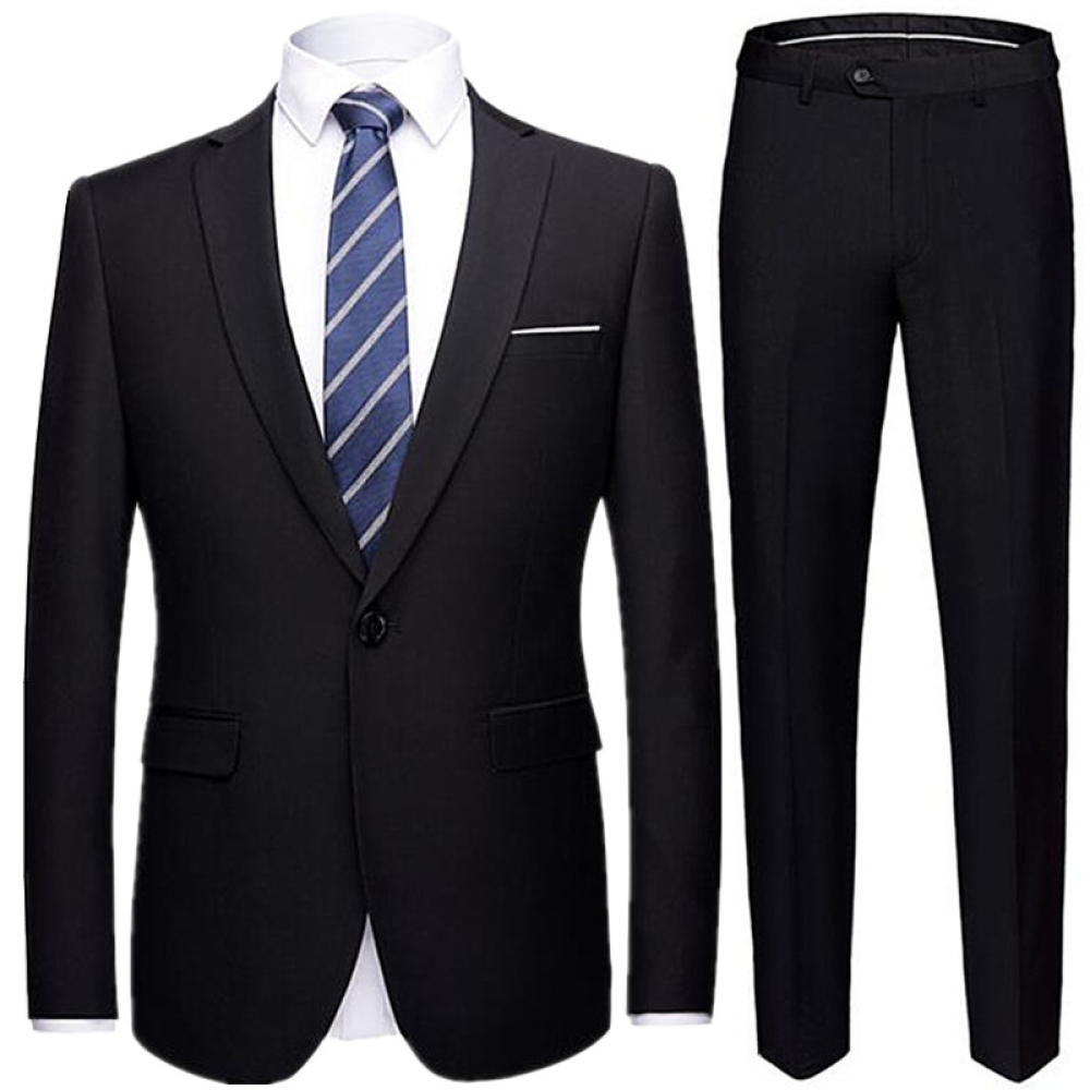 #lovemycar #vehicleaccessories Jacket + Pants 2 Pieces Set / 2022 Fashion New Men's Casual Boutique Business Dress Wedding Groom Suit Coat Blazers Trousers carmerchhub.com/jacket-pants-2…