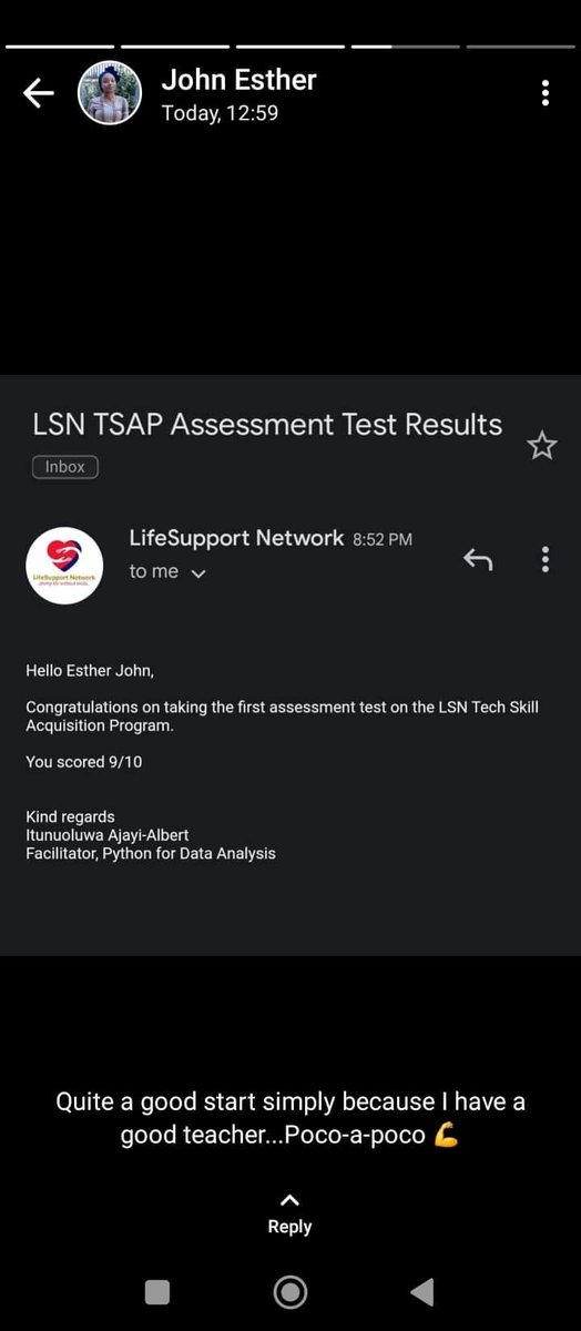 LifesupportN's tweet photo. The weekend saw the conclusion of the first phase of the LSN Tech Skill Acquisition Program which was wrapped up with an Assessment of participants.

The attitude of the participants towards the assessment, and the results proved the participants are indeed giving it their all. https://t.co/PMe4hOKvSq