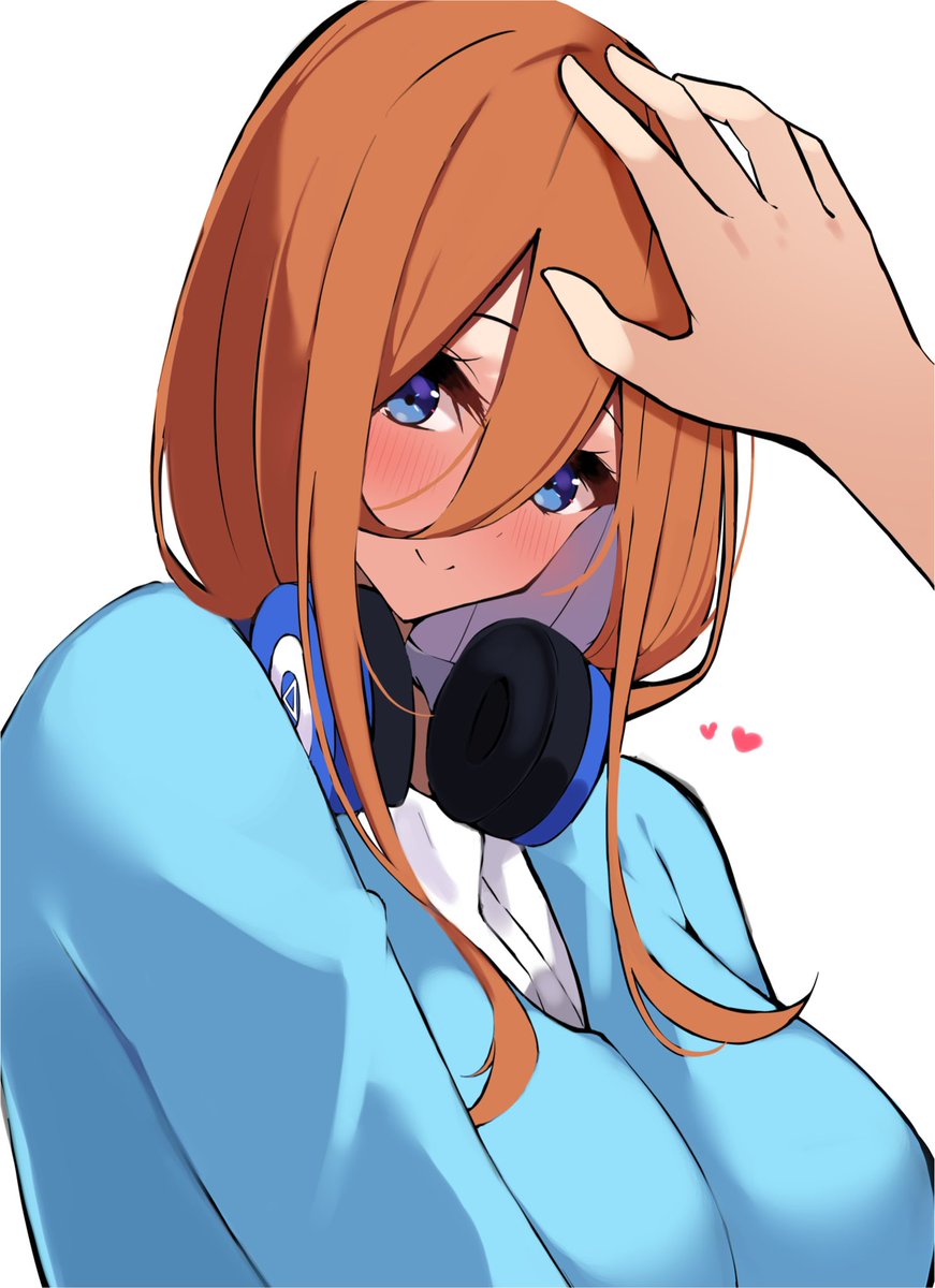 ほめてれさんがTwitterに投稿した中野三玖(五等分の花嫁)のイラスト。