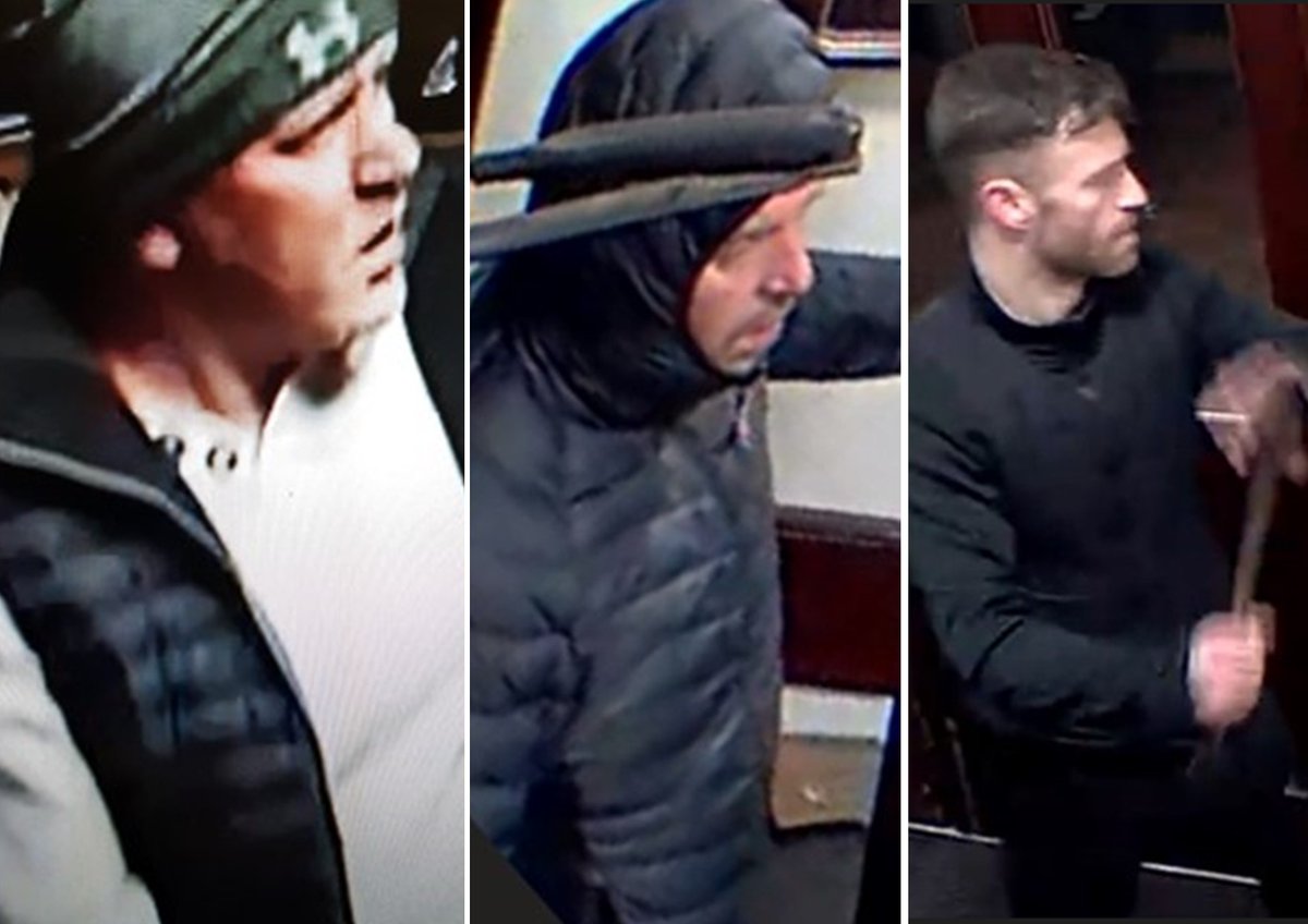 Humberbeat's tweet photo. We are investigating two burglaries at commercial properties in Barmby Moor which happened in the early hours of Monday 6 February 2023.

Three men have been captured on CCTV cameras and we would like help to identify them.

Read more: https://t.co/zAU9rYOoXr https://t.co/Gh7hNfaPCv