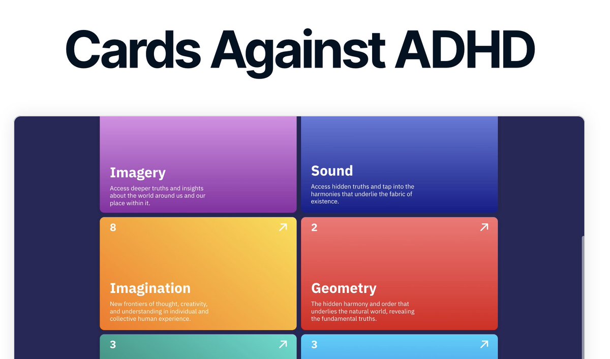 pghstartupnews's tweet photo. .@Eachday_ADHD  launches 'Cards Against ADHD' self-management app - https://t.co/2ZIFWoZbDX https://t.co/w6w3LfaQ9r